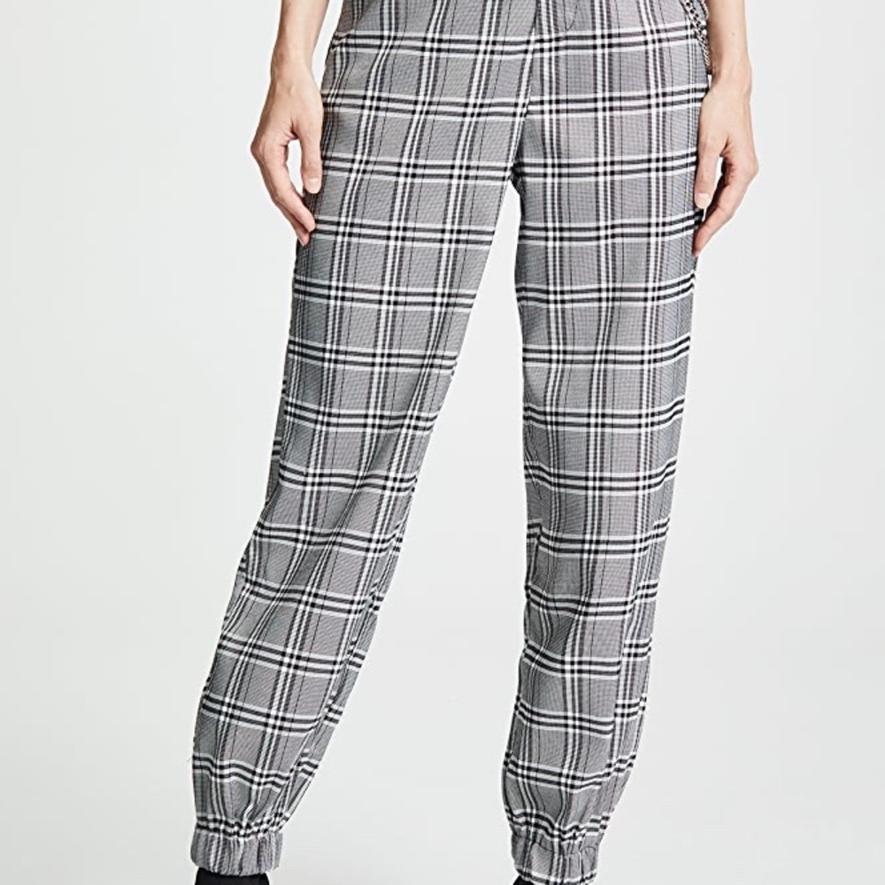I AM GIA plaid cobain pants